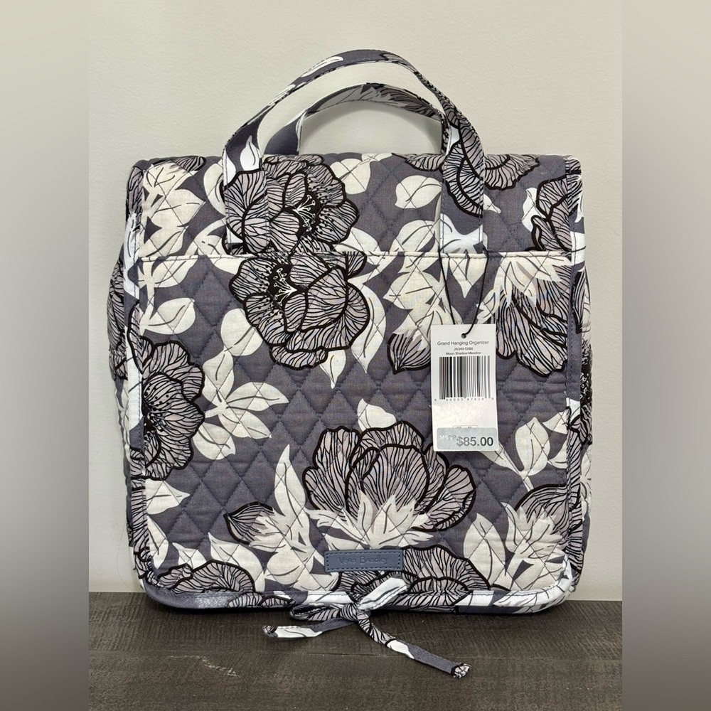 Vera Bradley Moon Shadow Meadow Grand Hanging Organizer, NWT